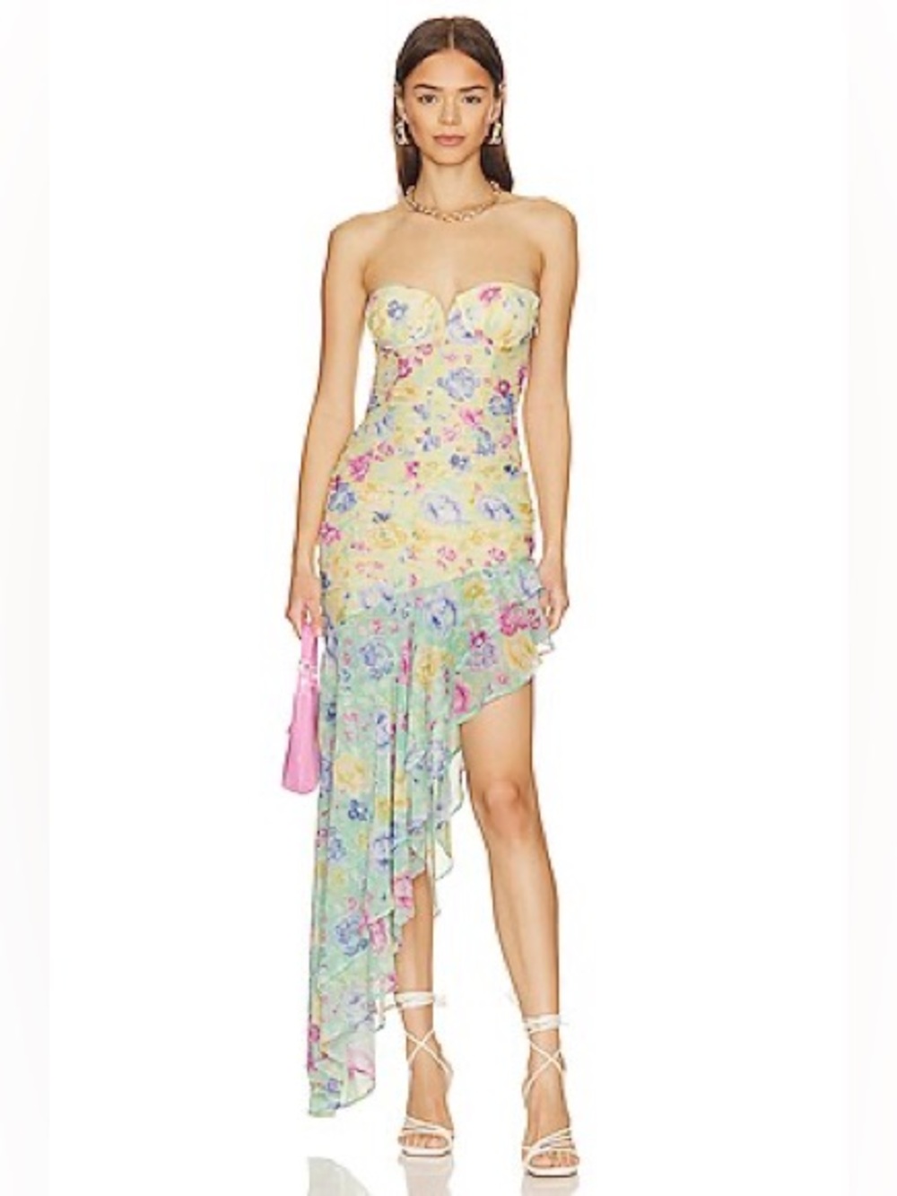 Majorelle Yelena Gown in Spring Vintage Multi